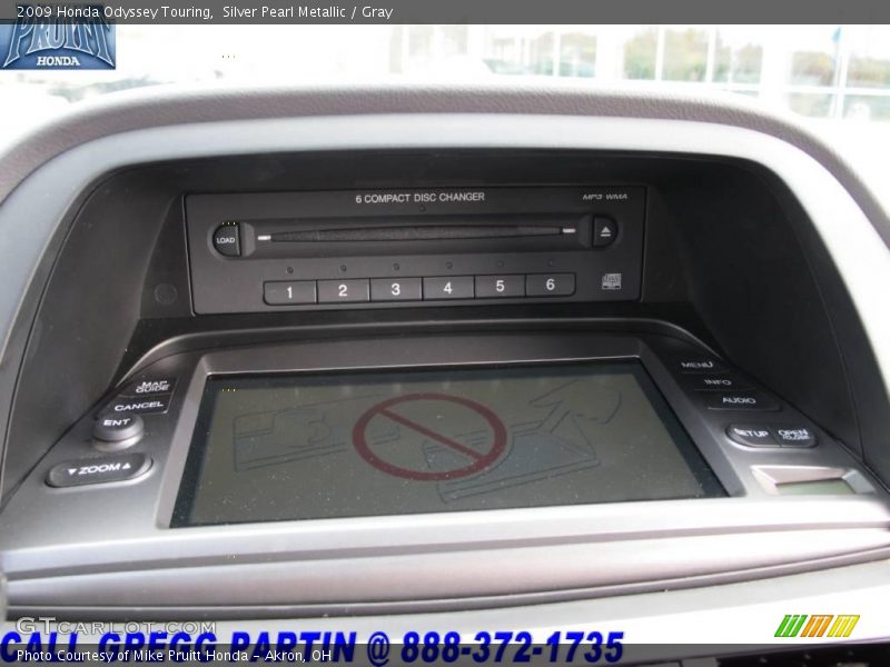 Silver Pearl Metallic / Gray 2009 Honda Odyssey Touring