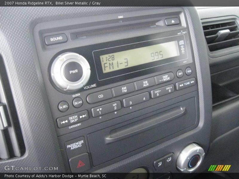 Billet Silver Metallic / Gray 2007 Honda Ridgeline RTX