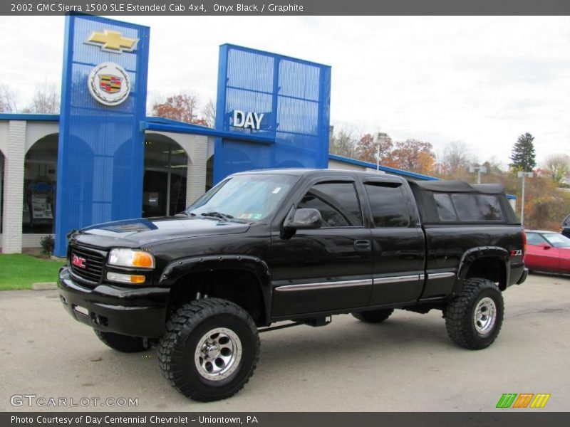 Onyx Black / Graphite 2002 GMC Sierra 1500 SLE Extended Cab 4x4