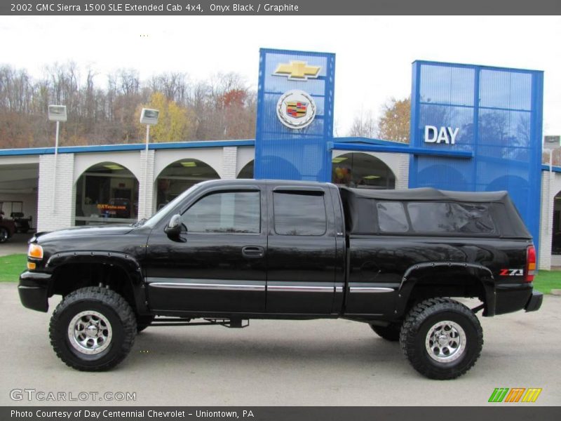 Onyx Black / Graphite 2002 GMC Sierra 1500 SLE Extended Cab 4x4