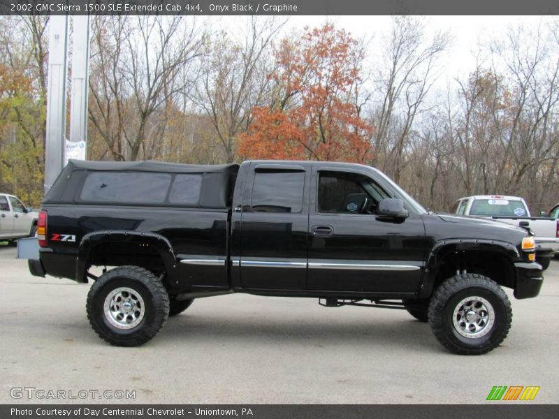 Onyx Black / Graphite 2002 GMC Sierra 1500 SLE Extended Cab 4x4