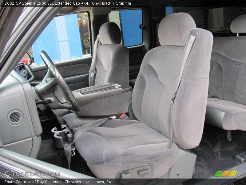 Onyx Black / Graphite 2002 GMC Sierra 1500 SLE Extended Cab 4x4