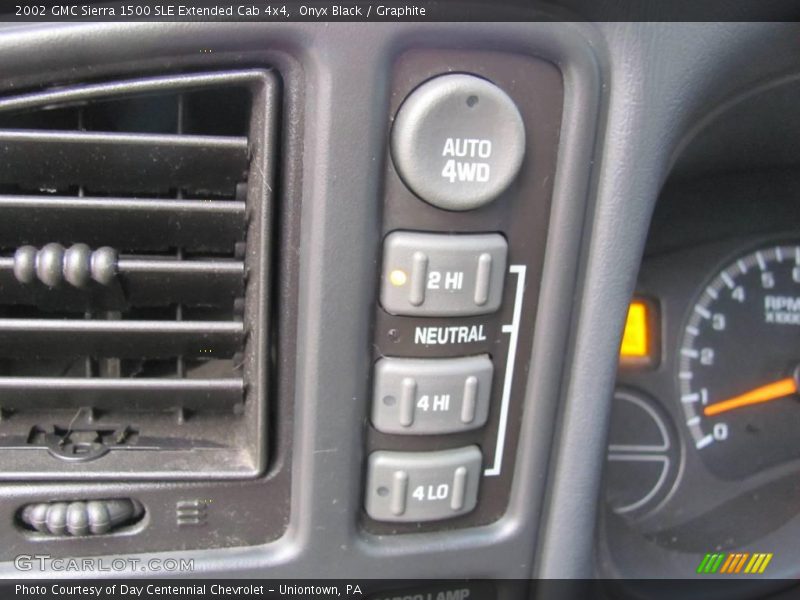 Onyx Black / Graphite 2002 GMC Sierra 1500 SLE Extended Cab 4x4