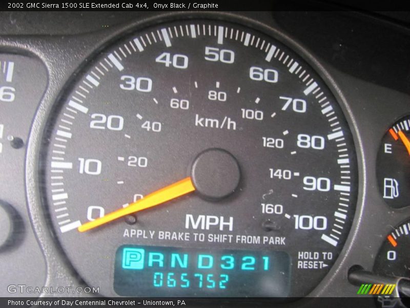 Onyx Black / Graphite 2002 GMC Sierra 1500 SLE Extended Cab 4x4