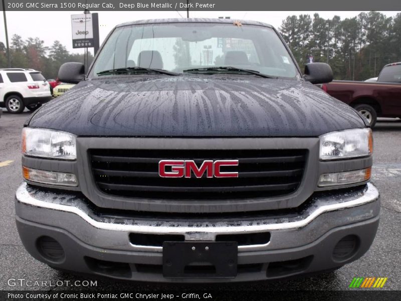 Deep Blue Metallic / Dark Pewter 2006 GMC Sierra 1500 Regular Cab