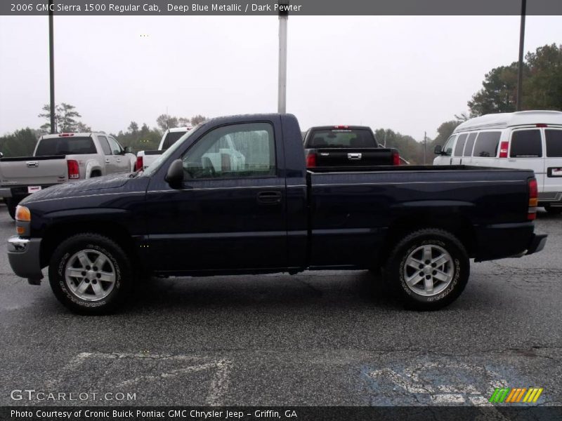 Deep Blue Metallic / Dark Pewter 2006 GMC Sierra 1500 Regular Cab