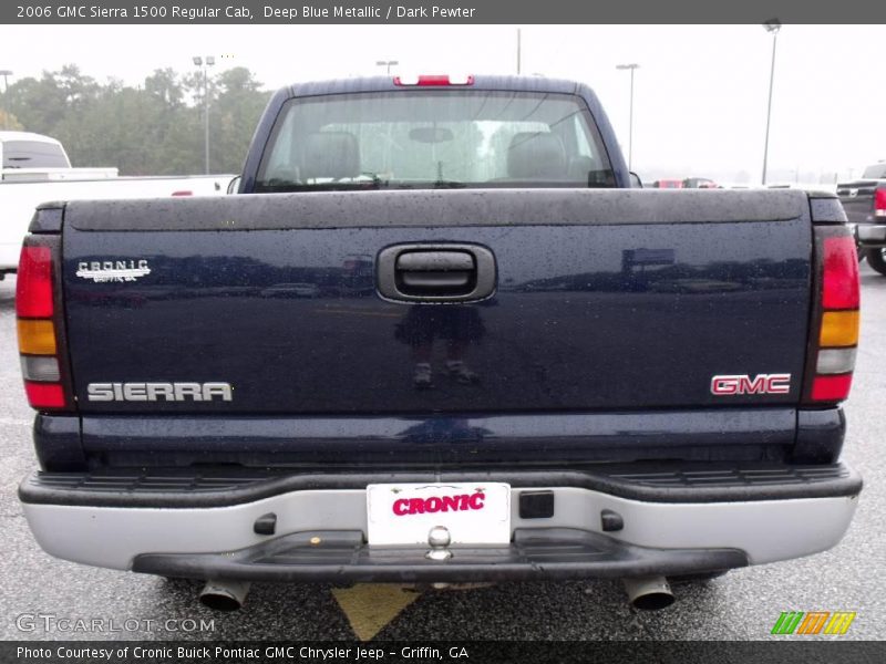 Deep Blue Metallic / Dark Pewter 2006 GMC Sierra 1500 Regular Cab