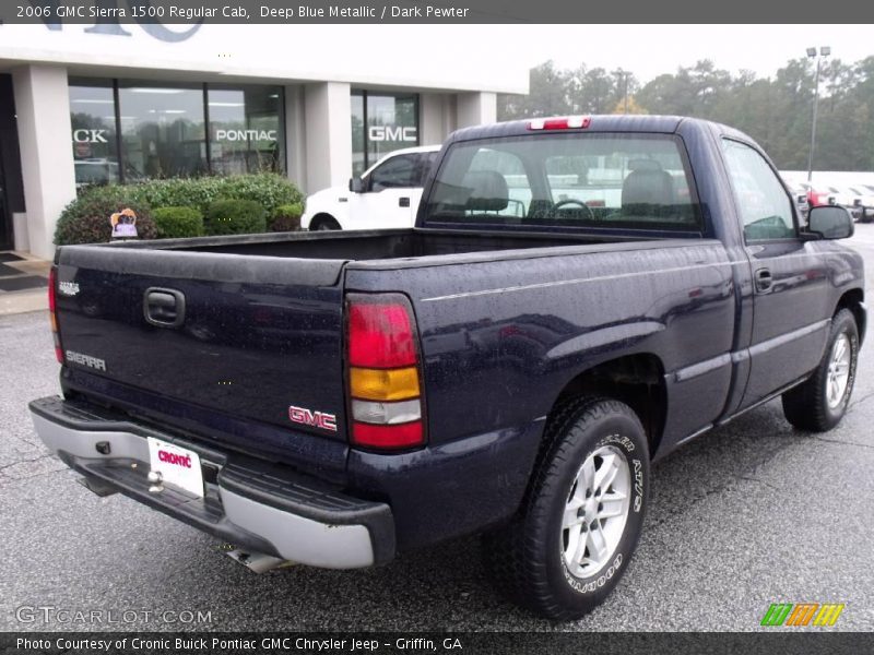 Deep Blue Metallic / Dark Pewter 2006 GMC Sierra 1500 Regular Cab