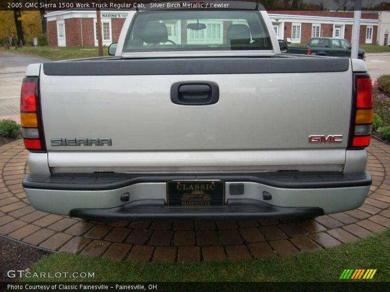 Silver Birch Metallic / Pewter 2005 GMC Sierra 1500 Work Truck Regular Cab