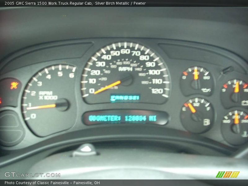 Silver Birch Metallic / Pewter 2005 GMC Sierra 1500 Work Truck Regular Cab