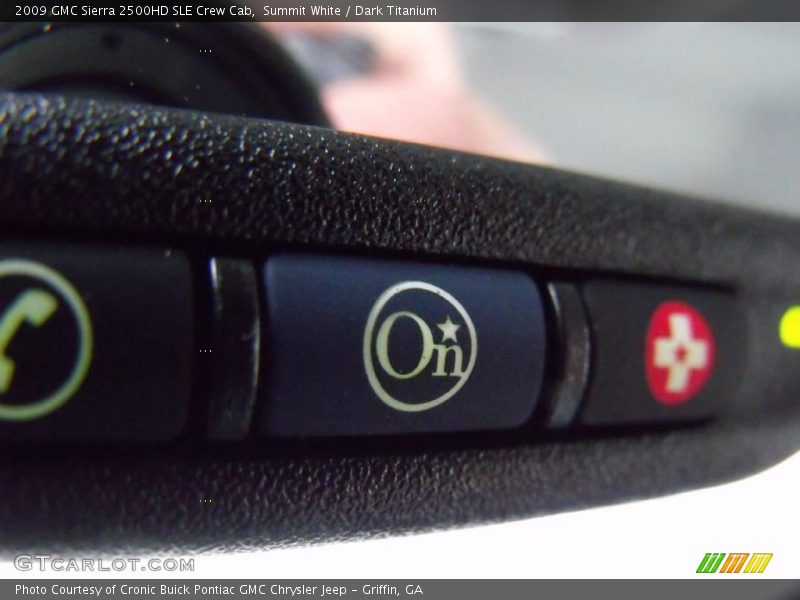 Summit White / Dark Titanium 2009 GMC Sierra 2500HD SLE Crew Cab