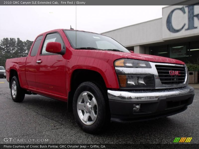 Fire Red / Ebony 2010 GMC Canyon SLE Extended Cab