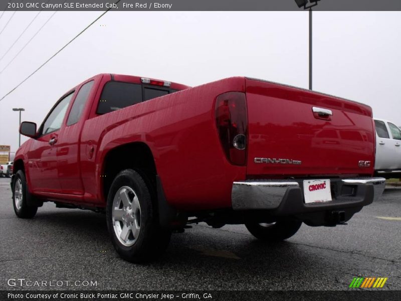 Fire Red / Ebony 2010 GMC Canyon SLE Extended Cab