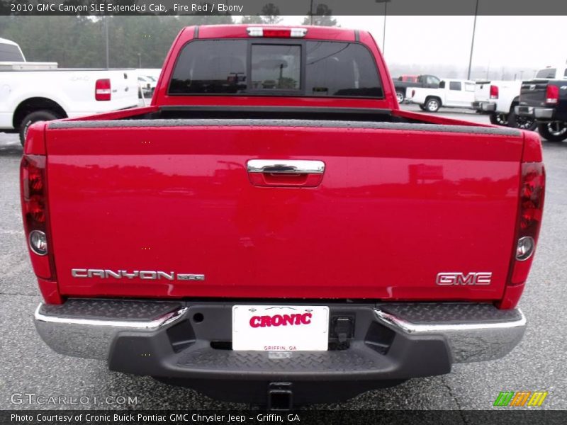 Fire Red / Ebony 2010 GMC Canyon SLE Extended Cab