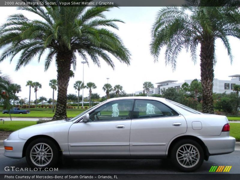 Vogue Silver Metallic / Graphite 2000 Acura Integra GS Sedan