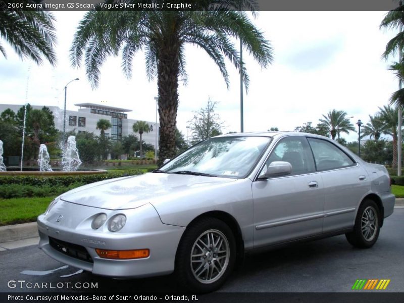 Vogue Silver Metallic / Graphite 2000 Acura Integra GS Sedan