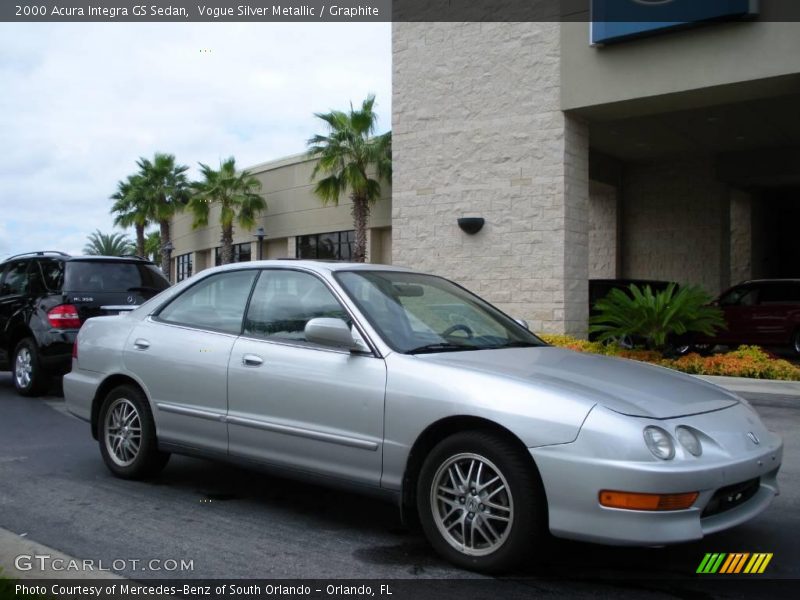 Vogue Silver Metallic / Graphite 2000 Acura Integra GS Sedan