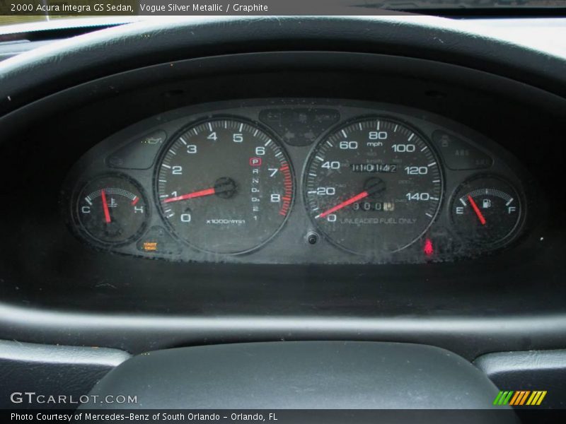 Vogue Silver Metallic / Graphite 2000 Acura Integra GS Sedan