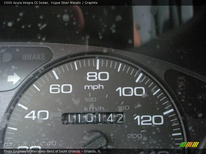 Vogue Silver Metallic / Graphite 2000 Acura Integra GS Sedan