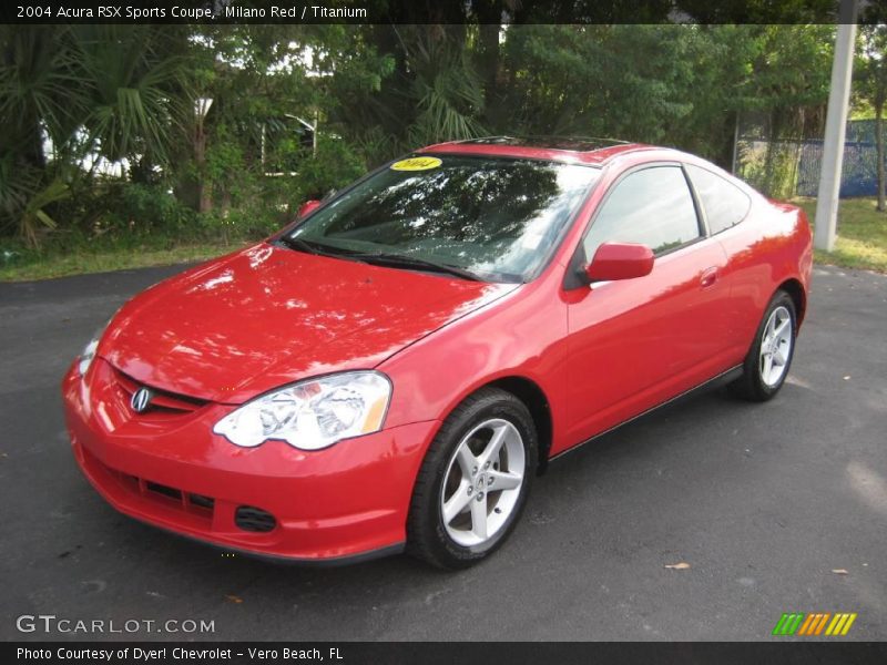 Milano Red / Titanium 2004 Acura RSX Sports Coupe