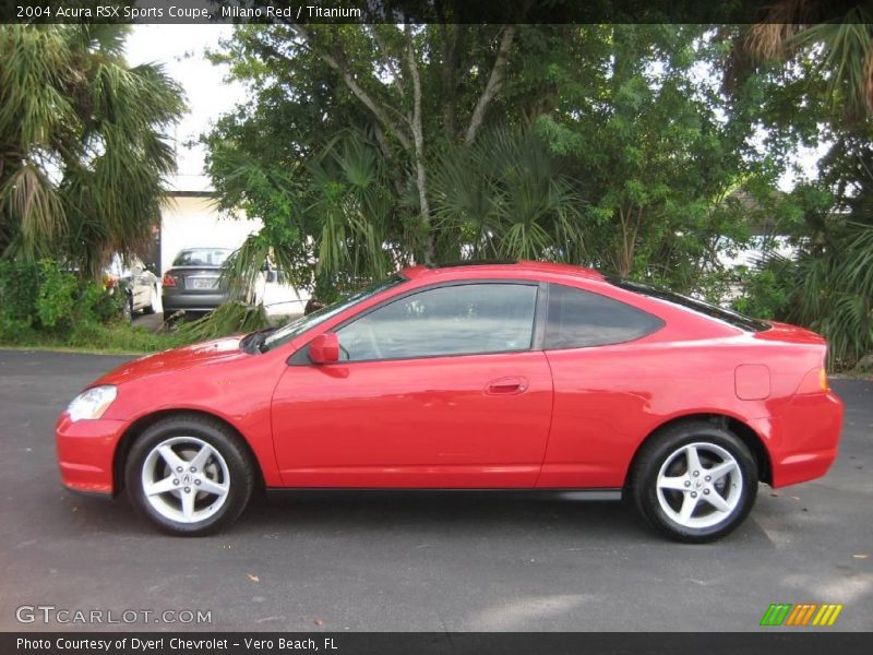 Milano Red / Titanium 2004 Acura RSX Sports Coupe