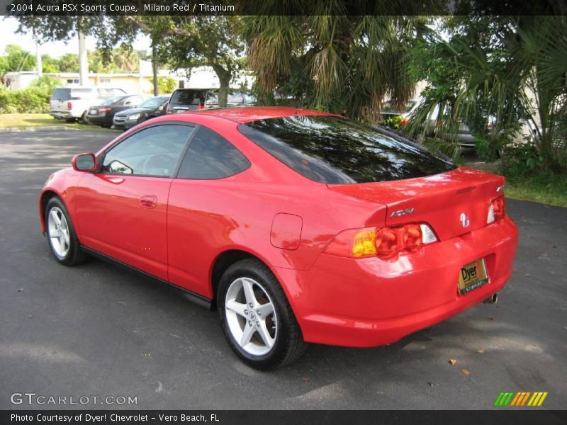 Milano Red / Titanium 2004 Acura RSX Sports Coupe