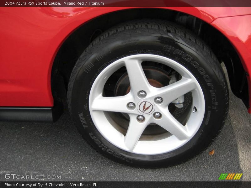 Milano Red / Titanium 2004 Acura RSX Sports Coupe