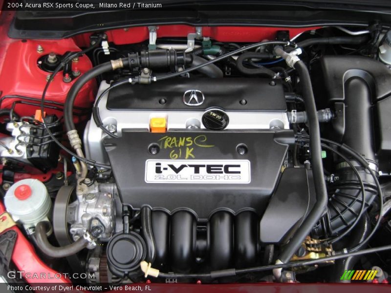 Milano Red / Titanium 2004 Acura RSX Sports Coupe