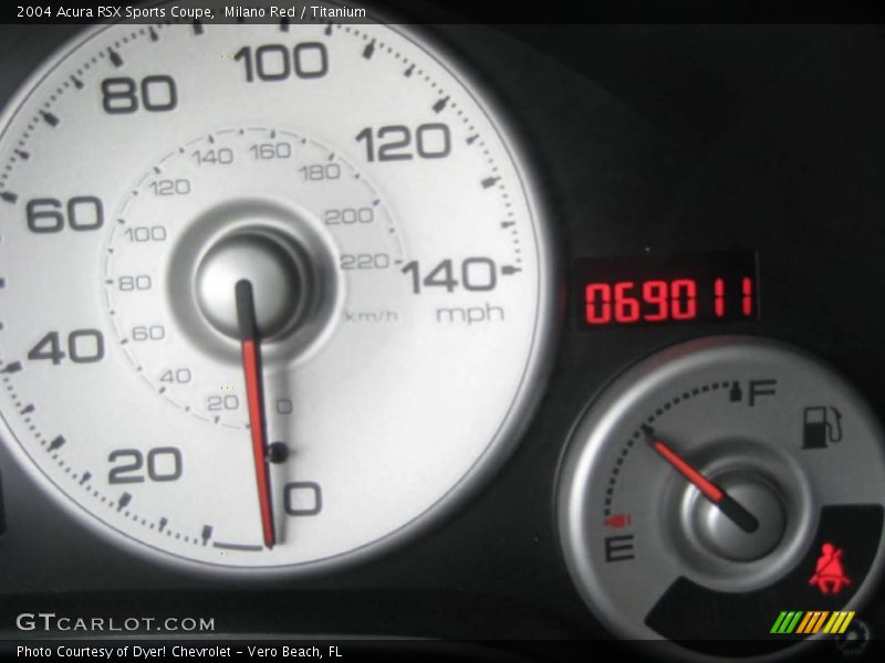 Milano Red / Titanium 2004 Acura RSX Sports Coupe