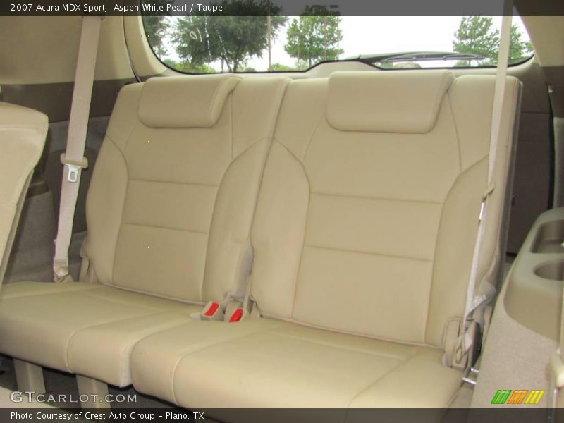 Aspen White Pearl / Taupe 2007 Acura MDX Sport