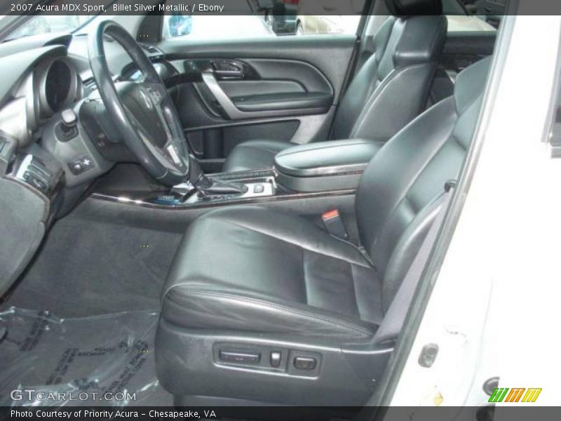Billet Silver Metallic / Ebony 2007 Acura MDX Sport