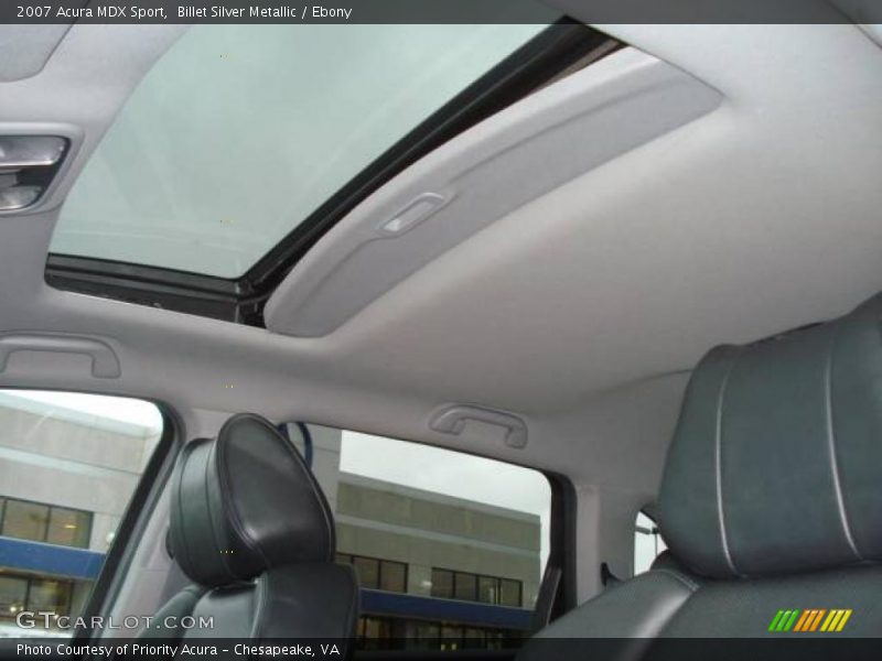 Billet Silver Metallic / Ebony 2007 Acura MDX Sport