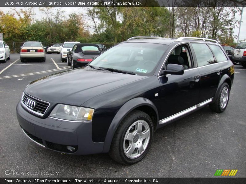 Cobalt Blue Metallic / Platinum/Sabre Black 2005 Audi Allroad 2.7T quattro