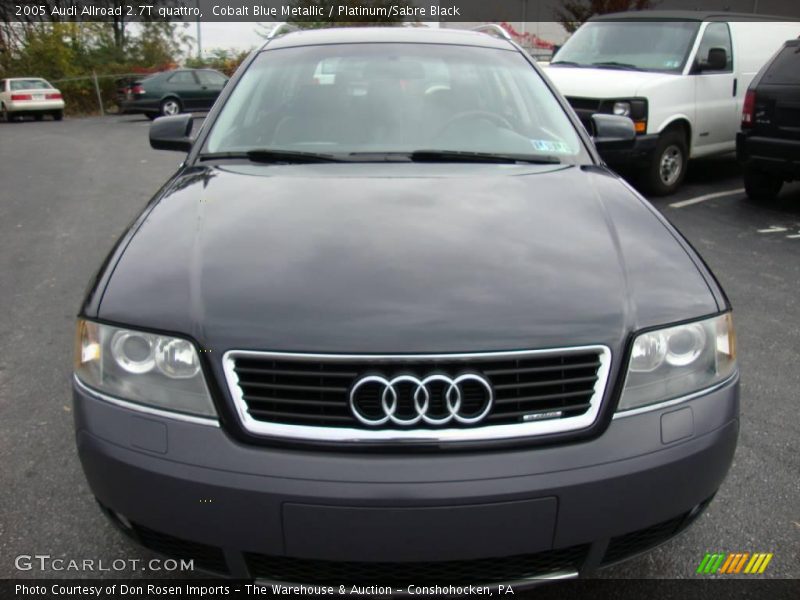 Cobalt Blue Metallic / Platinum/Sabre Black 2005 Audi Allroad 2.7T quattro