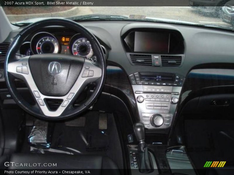 Billet Silver Metallic / Ebony 2007 Acura MDX Sport