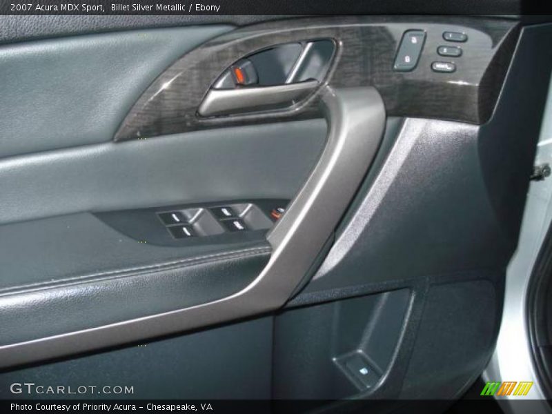 Billet Silver Metallic / Ebony 2007 Acura MDX Sport