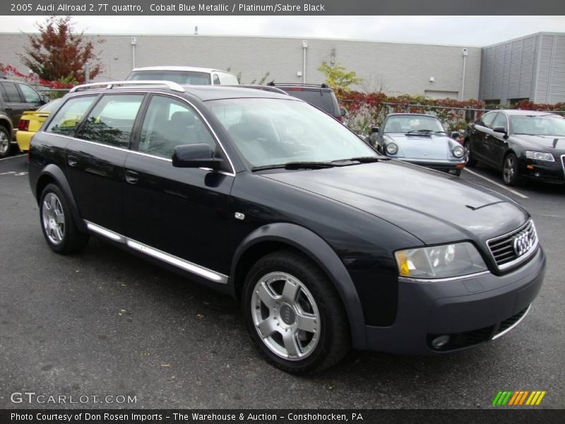 Cobalt Blue Metallic / Platinum/Sabre Black 2005 Audi Allroad 2.7T quattro