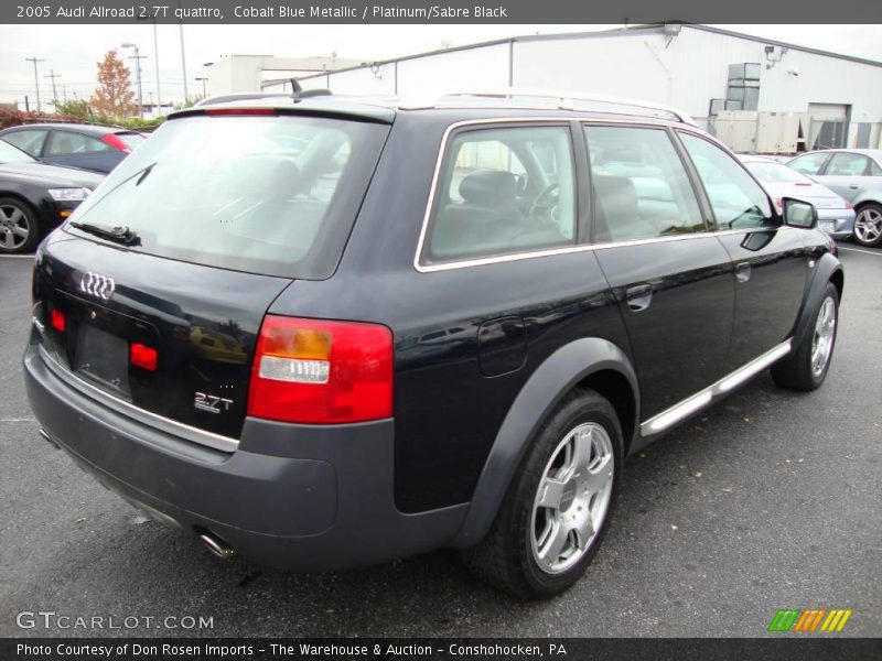 Cobalt Blue Metallic / Platinum/Sabre Black 2005 Audi Allroad 2.7T quattro