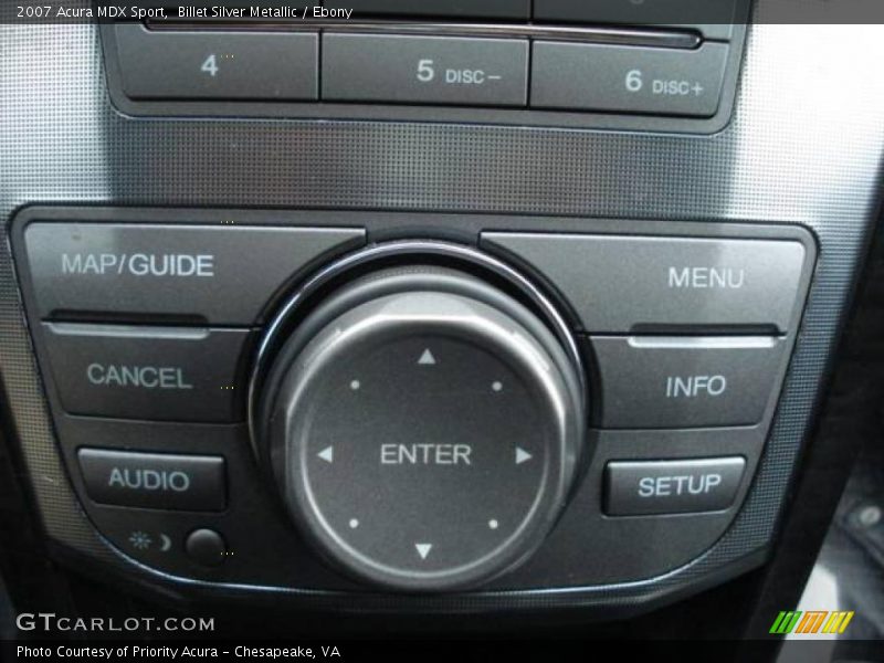 Billet Silver Metallic / Ebony 2007 Acura MDX Sport