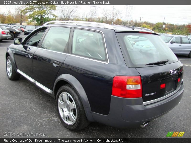 Cobalt Blue Metallic / Platinum/Sabre Black 2005 Audi Allroad 2.7T quattro
