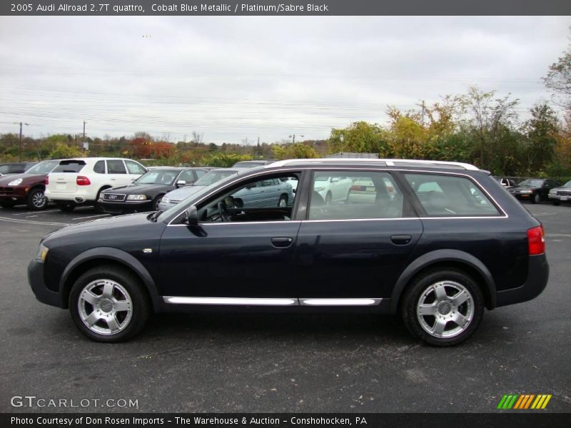 Cobalt Blue Metallic / Platinum/Sabre Black 2005 Audi Allroad 2.7T quattro