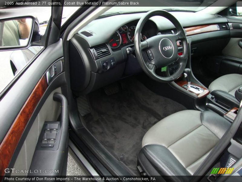 Cobalt Blue Metallic / Platinum/Sabre Black 2005 Audi Allroad 2.7T quattro