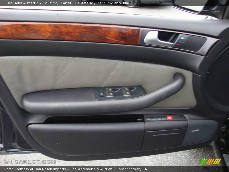 Cobalt Blue Metallic / Platinum/Sabre Black 2005 Audi Allroad 2.7T quattro