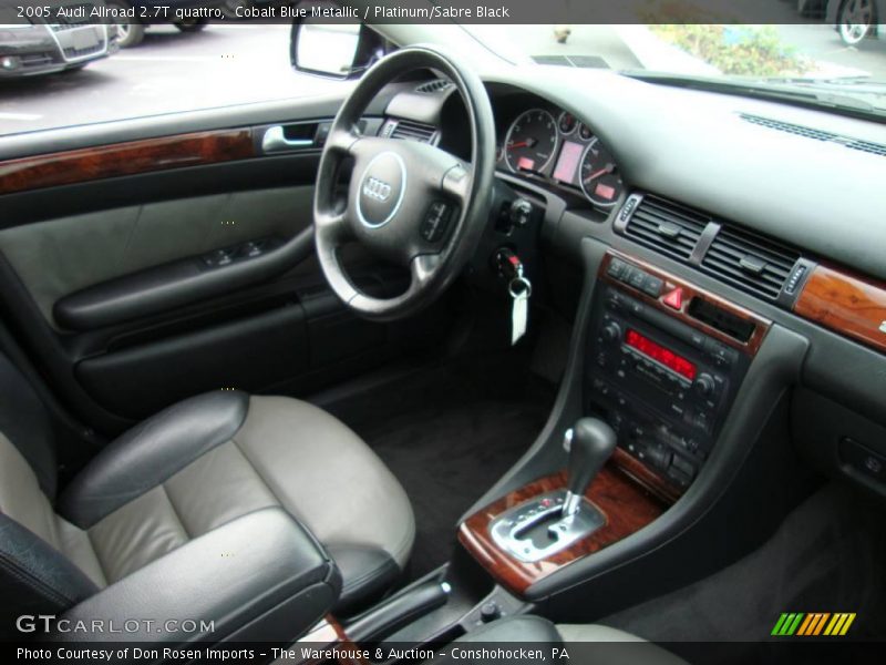 Cobalt Blue Metallic / Platinum/Sabre Black 2005 Audi Allroad 2.7T quattro