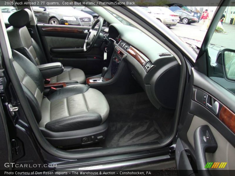 Cobalt Blue Metallic / Platinum/Sabre Black 2005 Audi Allroad 2.7T quattro
