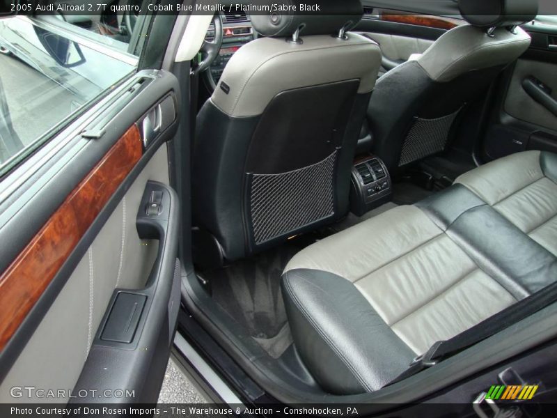 Cobalt Blue Metallic / Platinum/Sabre Black 2005 Audi Allroad 2.7T quattro