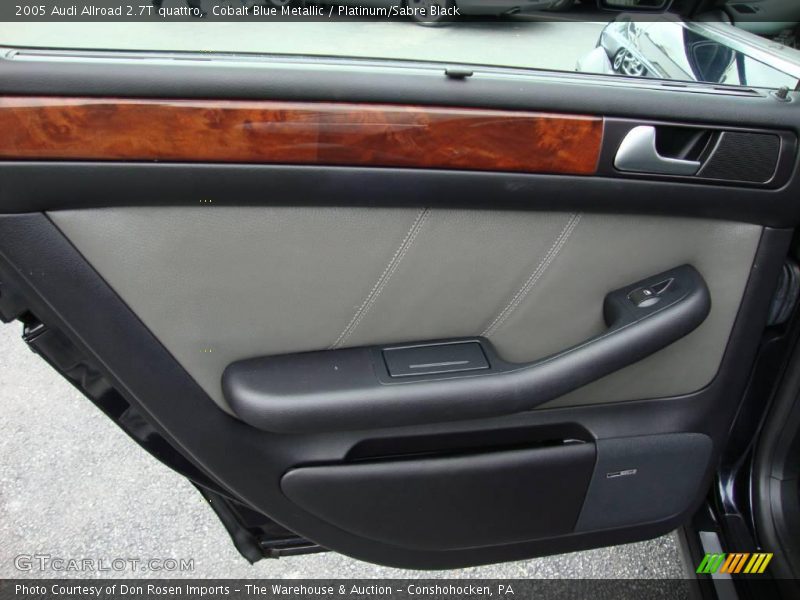 Cobalt Blue Metallic / Platinum/Sabre Black 2005 Audi Allroad 2.7T quattro