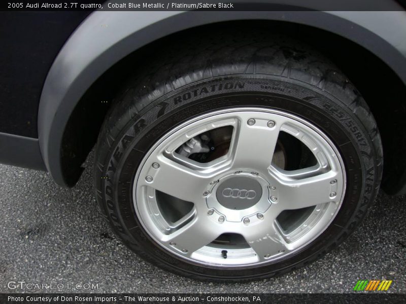 Cobalt Blue Metallic / Platinum/Sabre Black 2005 Audi Allroad 2.7T quattro