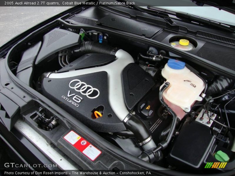 Cobalt Blue Metallic / Platinum/Sabre Black 2005 Audi Allroad 2.7T quattro