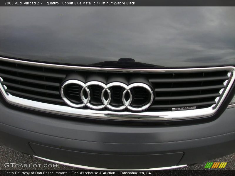 Cobalt Blue Metallic / Platinum/Sabre Black 2005 Audi Allroad 2.7T quattro